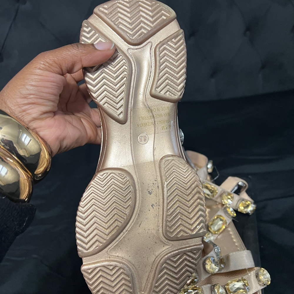 FN Rhinestone Platform Sandals - Picture 7 of 8